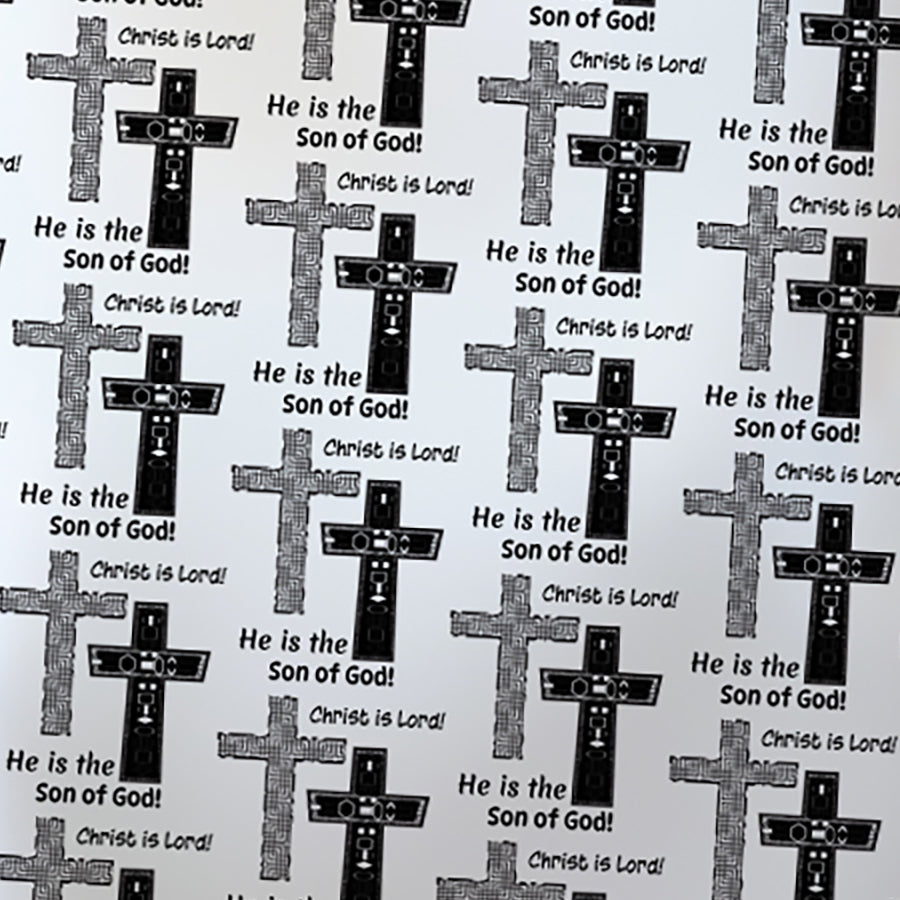 Christ Is Lord Crosses Scarf