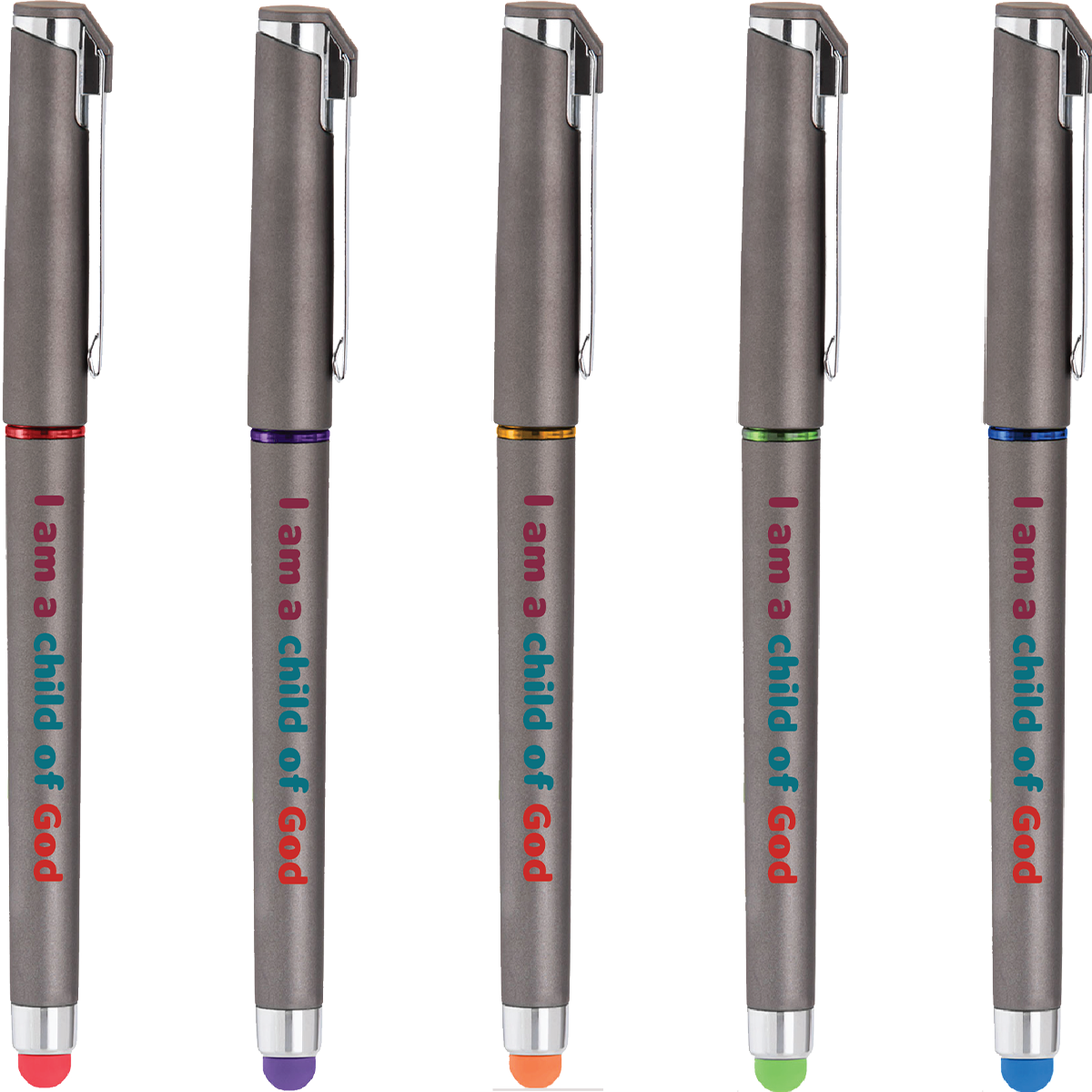 250-PK I Am a Child of God Stylus Gel Pens