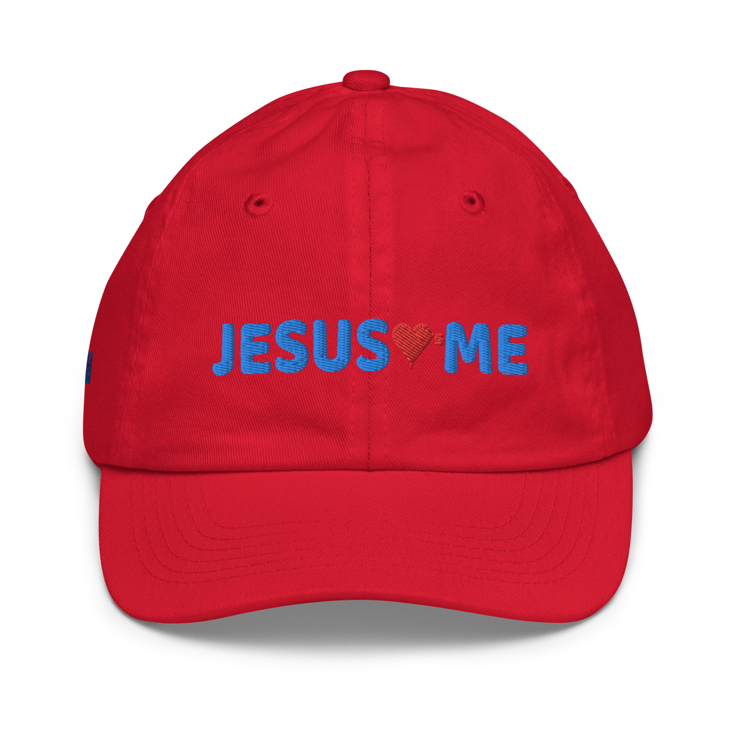 Jesus Loves Me Embroidered Kids Cap