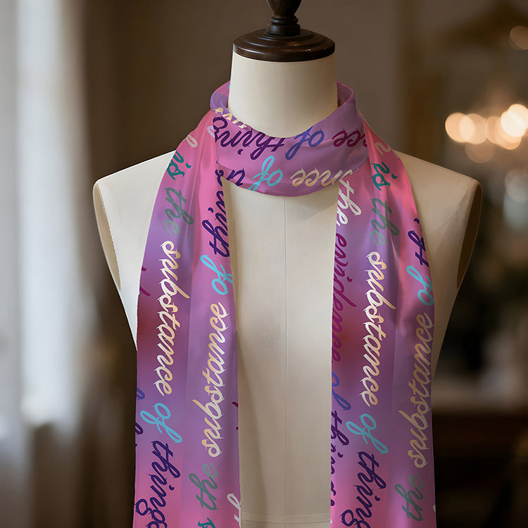 Faith and Hope Hebrews 11:1 Scarf