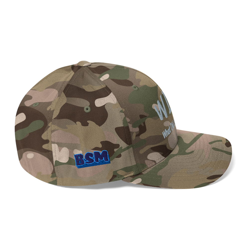 WDJS What Did Jesus Say? Fitted Cap