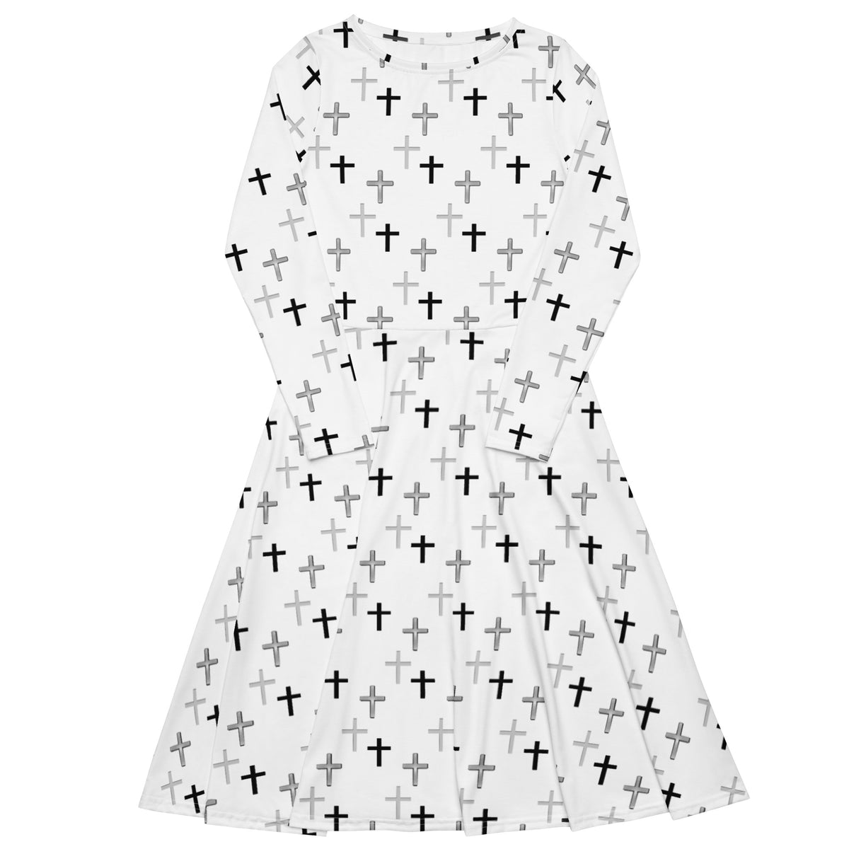 Cross Trio Midi Dress