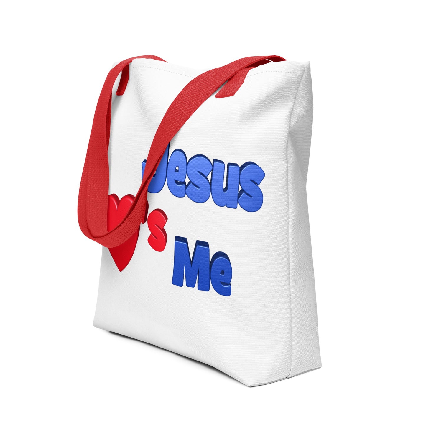 Jesus Loves Me Bible Tote