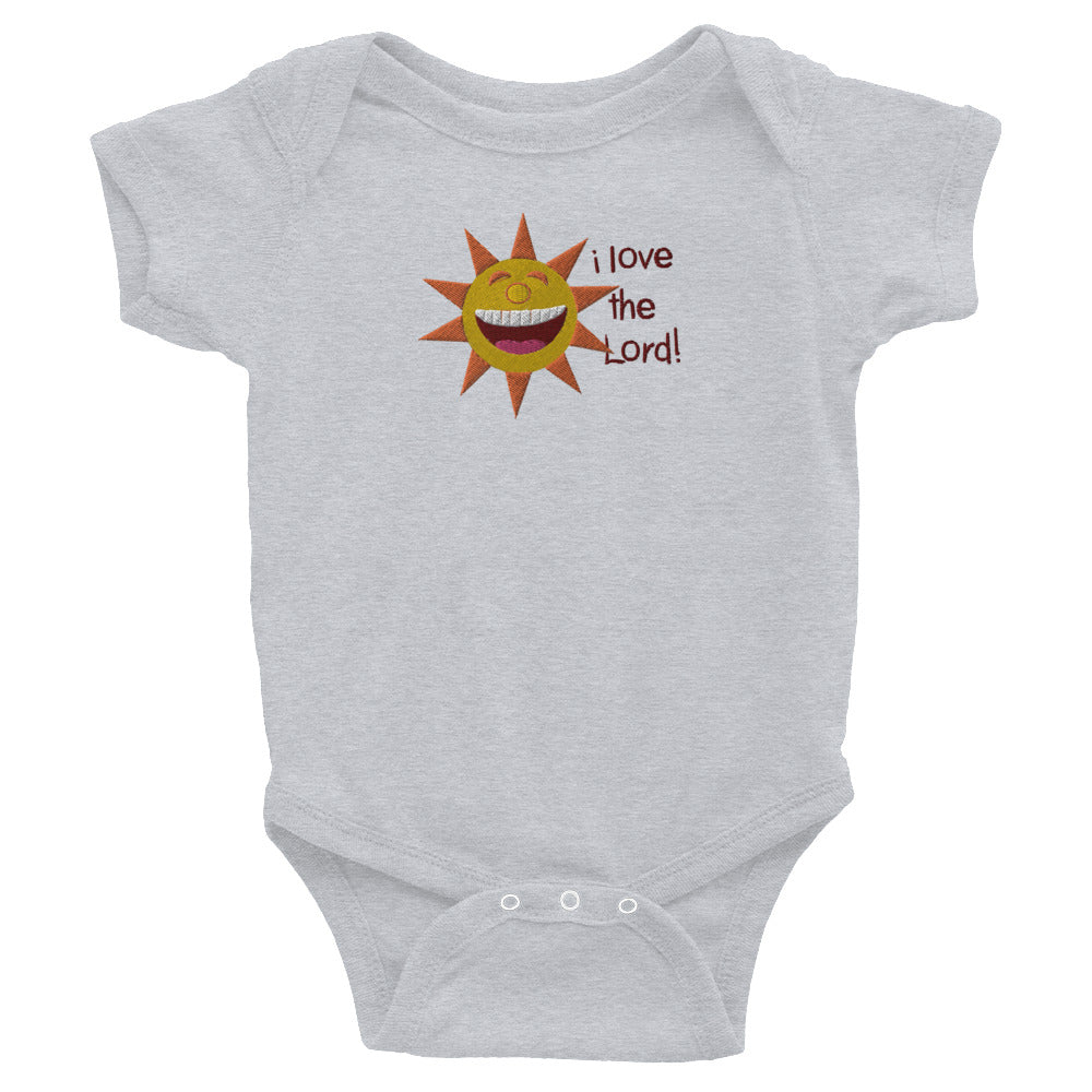 I Love the Lord (Sun) Embroidered Bodysuit