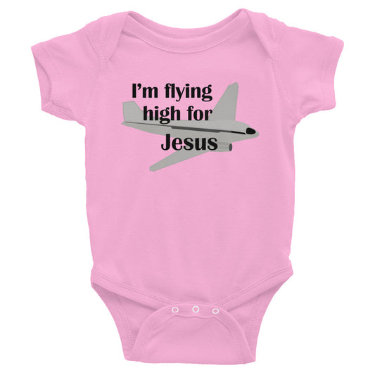 Flying High for Jesus Baby Bodysuit