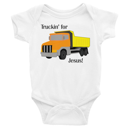 Truckin' for Jesus Baby Bodysuit