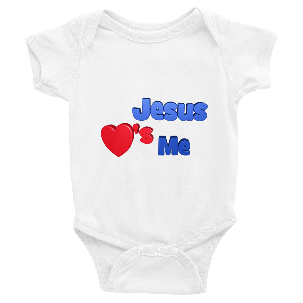Jesus Loves Me Baby Bodysuit