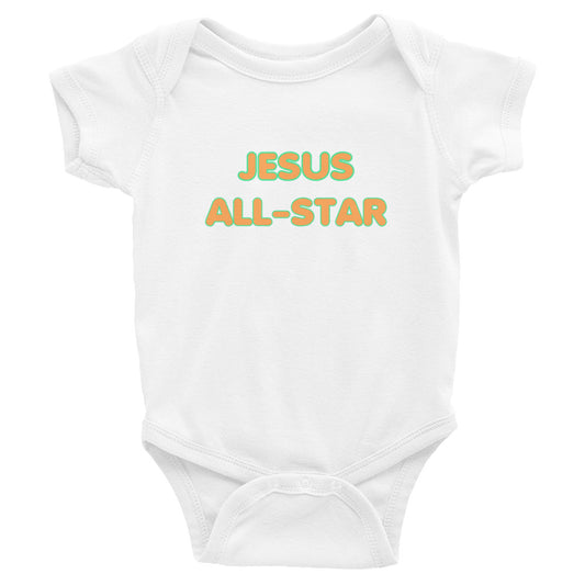 Jesus All-Star Baby Bodysuit