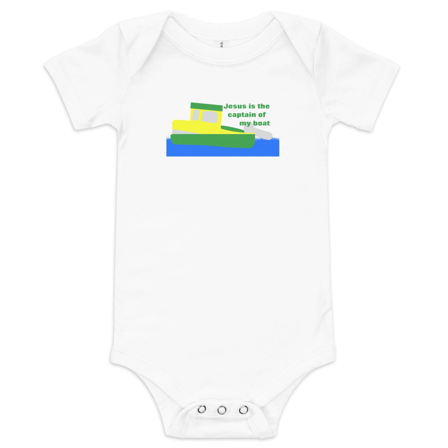 Jesus Is the Captain of My Boat Infant Bodysuit