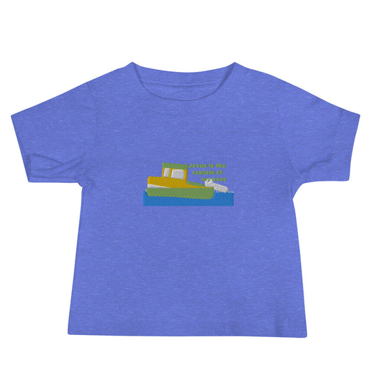 Jesus Is the Captain of My Boat Baby Tee