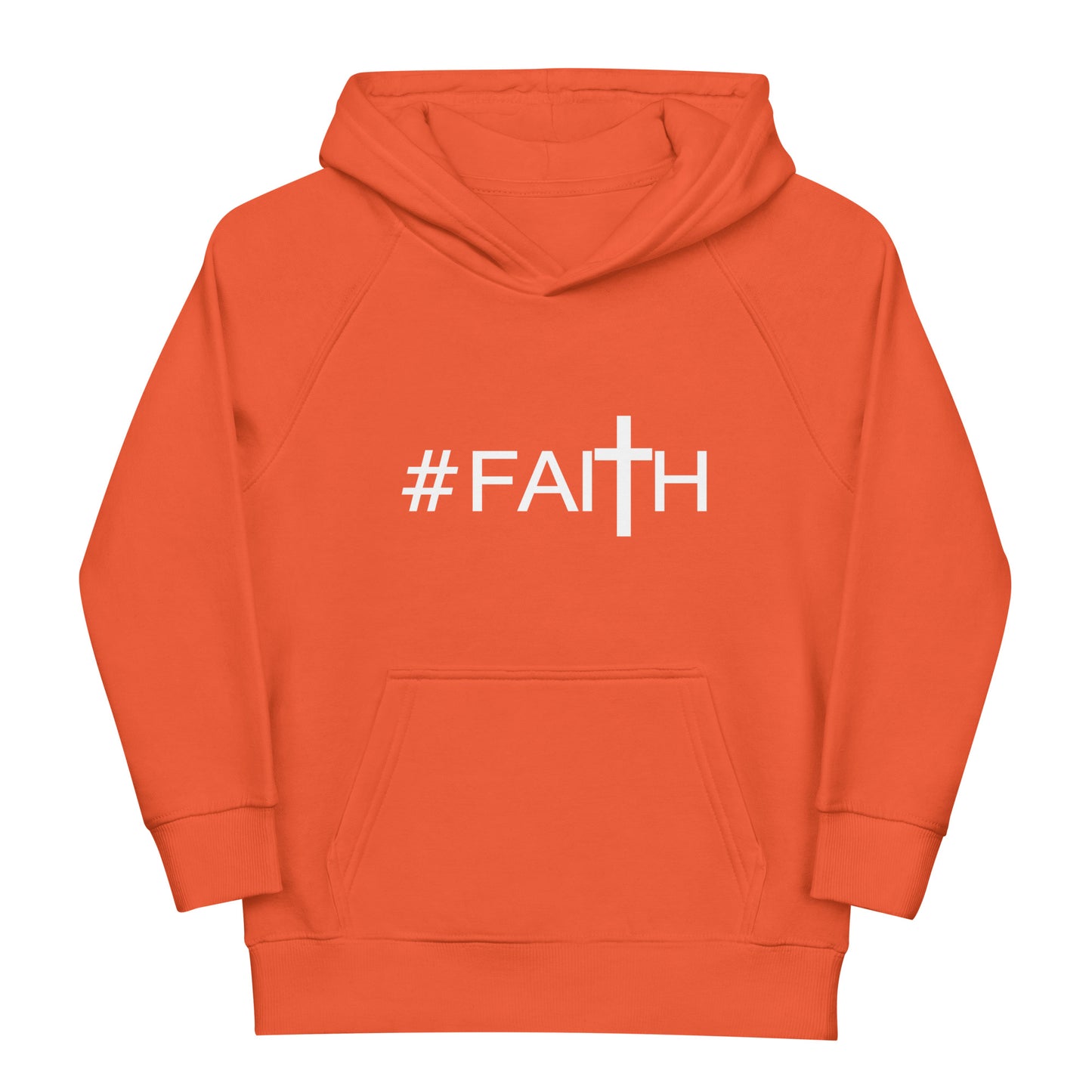 Hashtag Faith Kids Sustainable Hoodie