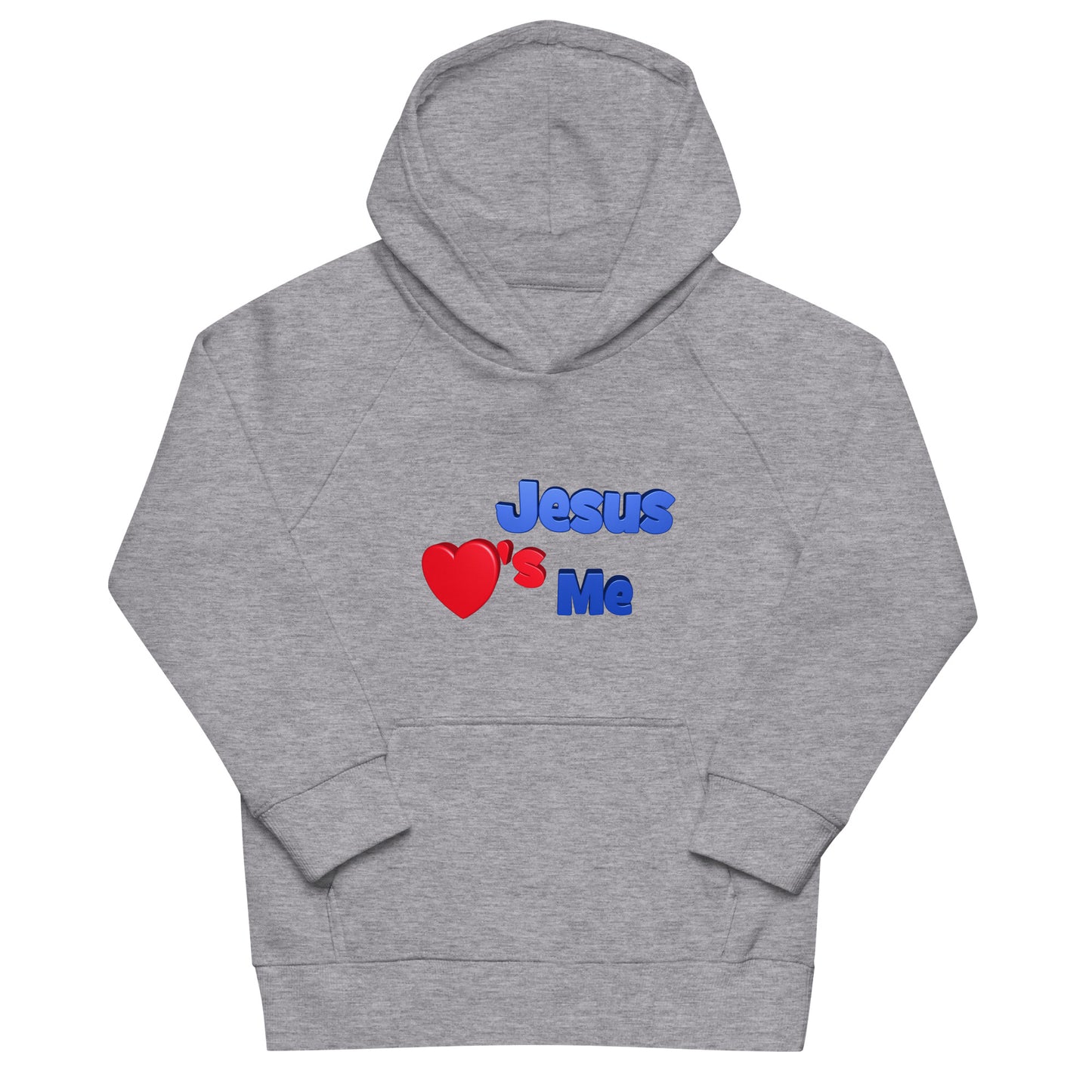 Jesus Loves Me Kids Sustainable Hoodie