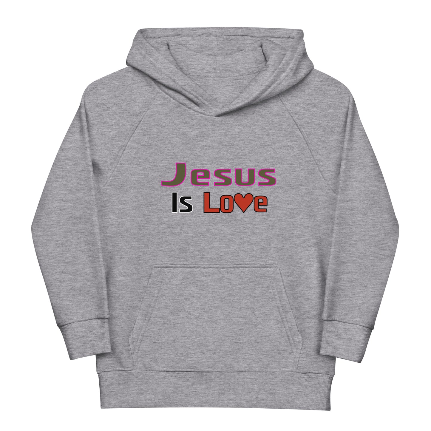 Jesus Is Love Eco Tween Hoodie
