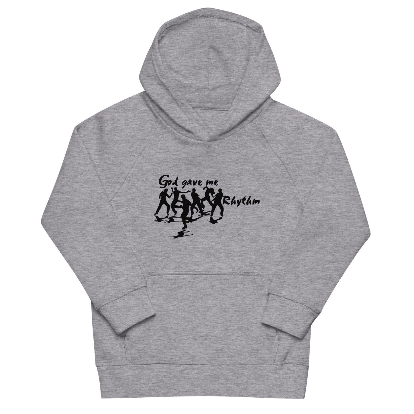 God Gave Me Rhythm Sustainable Kids Hoodie