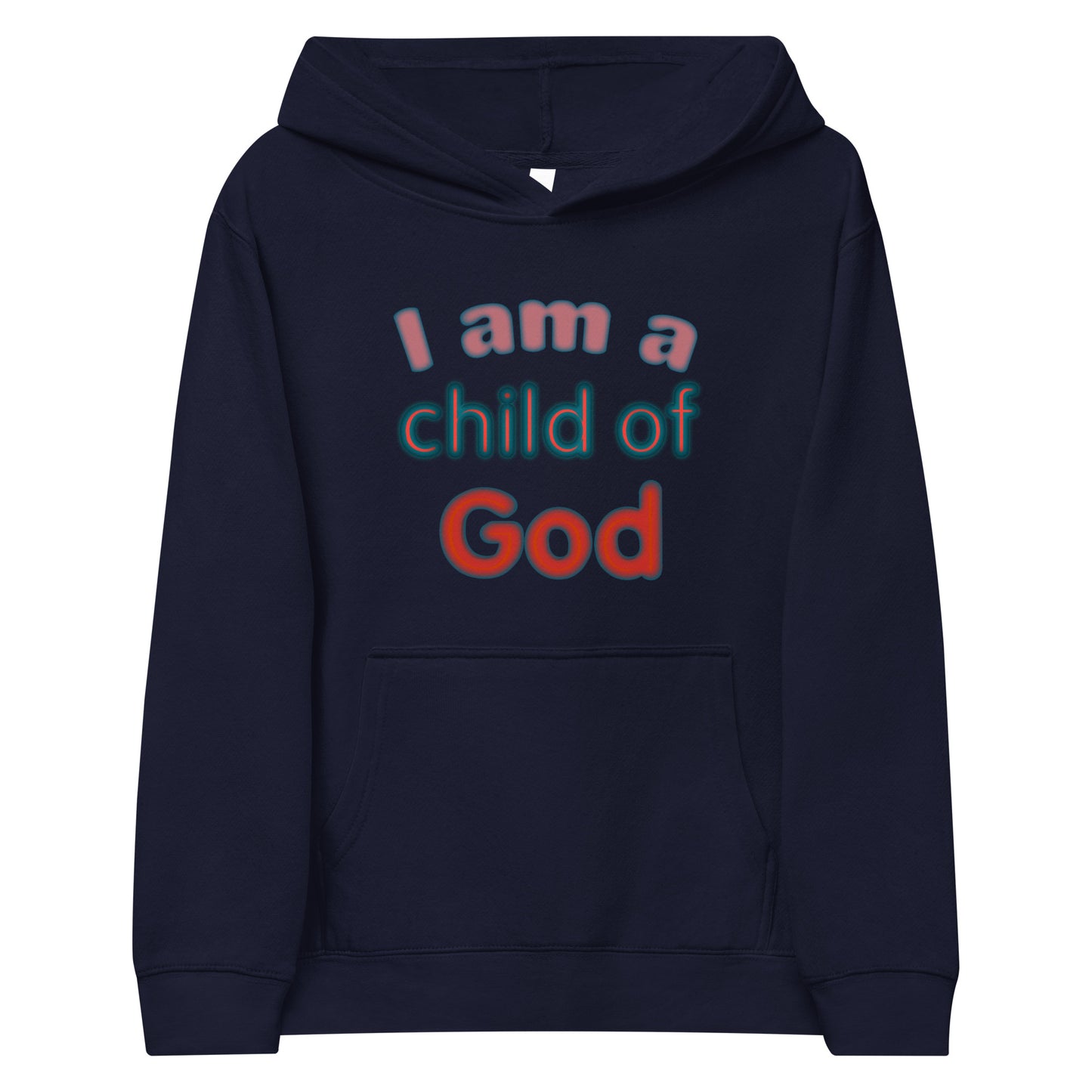I Am a Child of God Kids Hoodie
