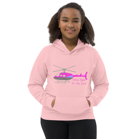 Taking Flight for the Lord (PS) Kids Hoodie
