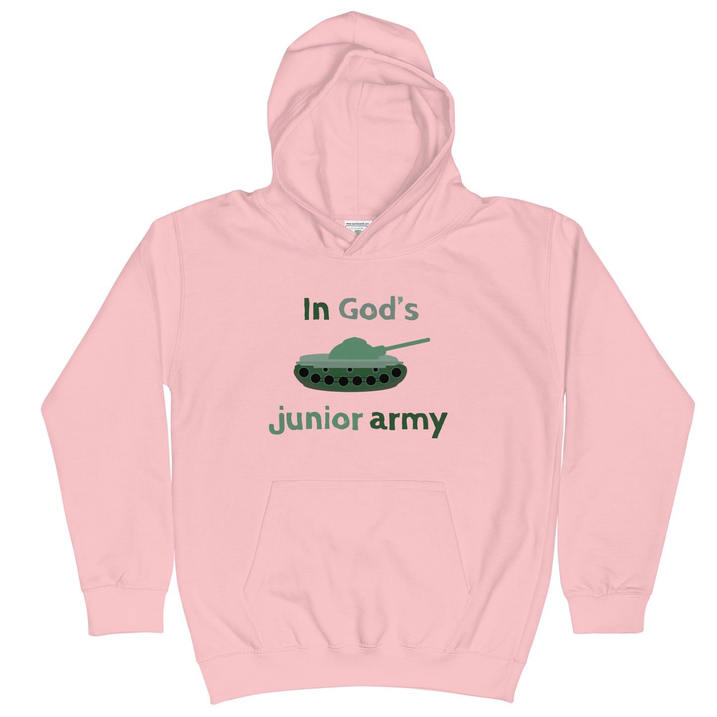 In God's Junior Army Kids Hoodie