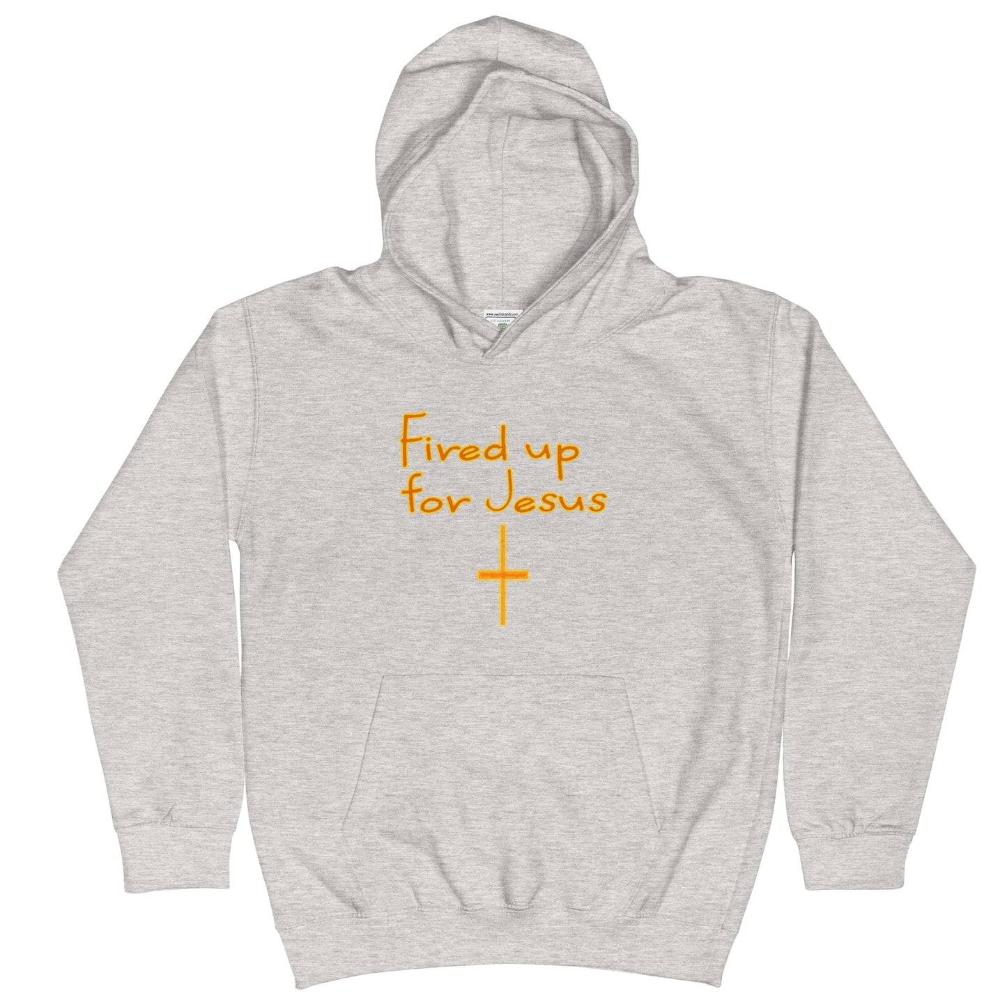 Fired Up for Jesus Youth Hoodie