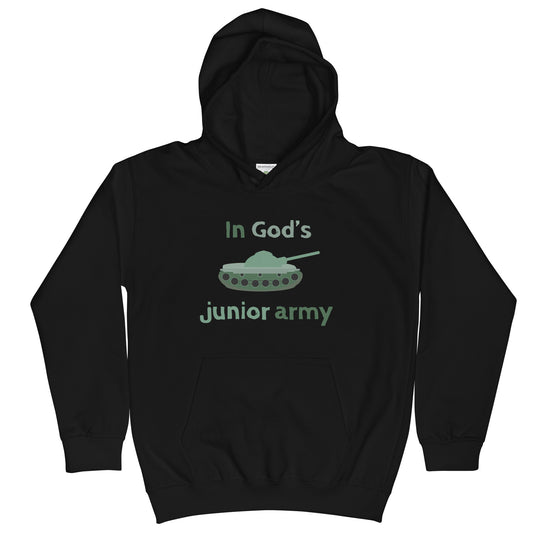 In God's Junior Army Kids Hoodie