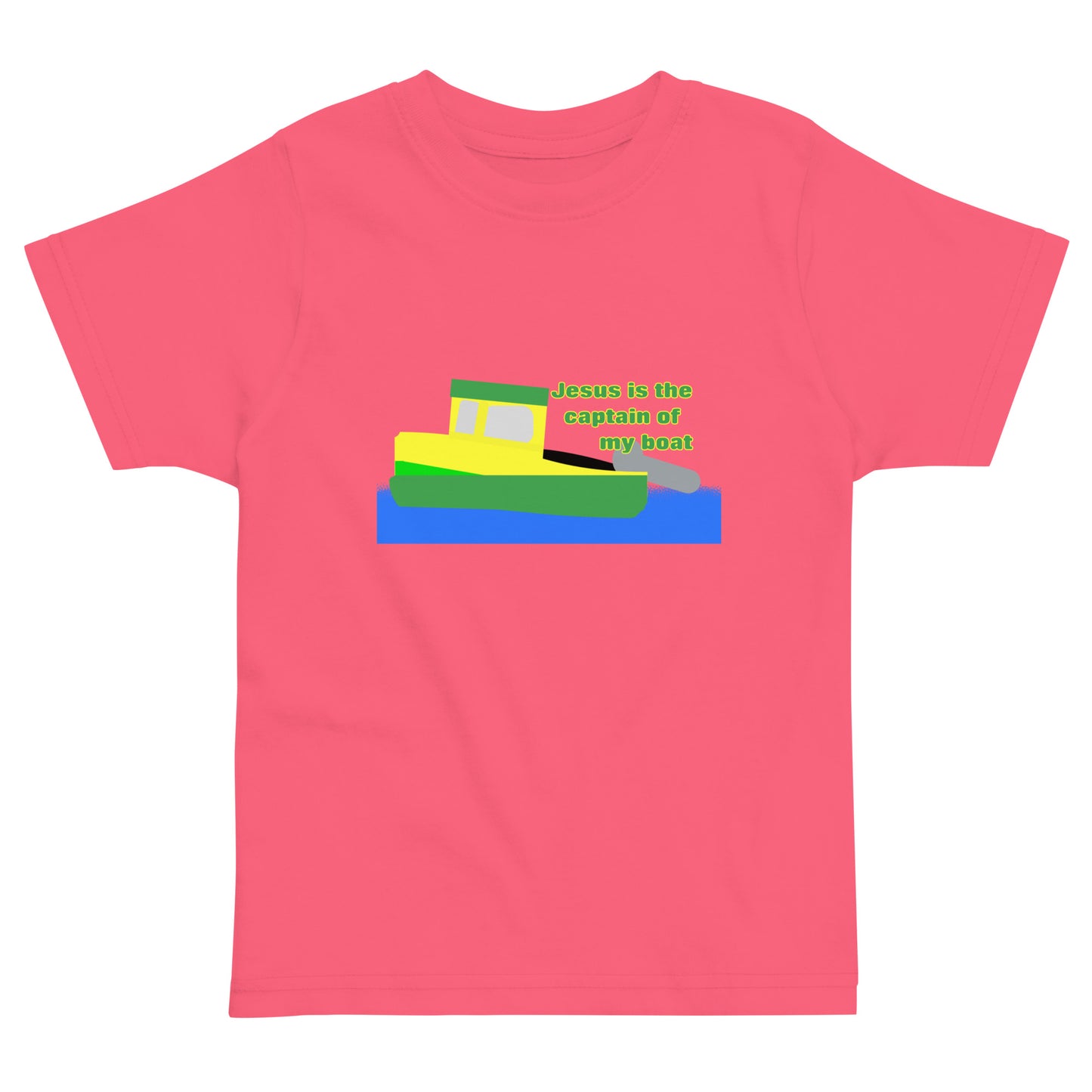 Jesus Is the Captain of My Boat (GY) Toddler T-Shirt