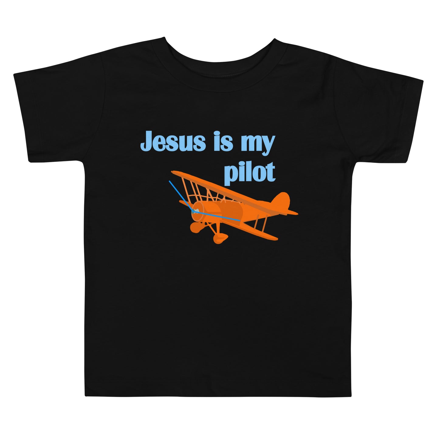 Jesus Is My Pilot (Biplane) Toddler Tee
