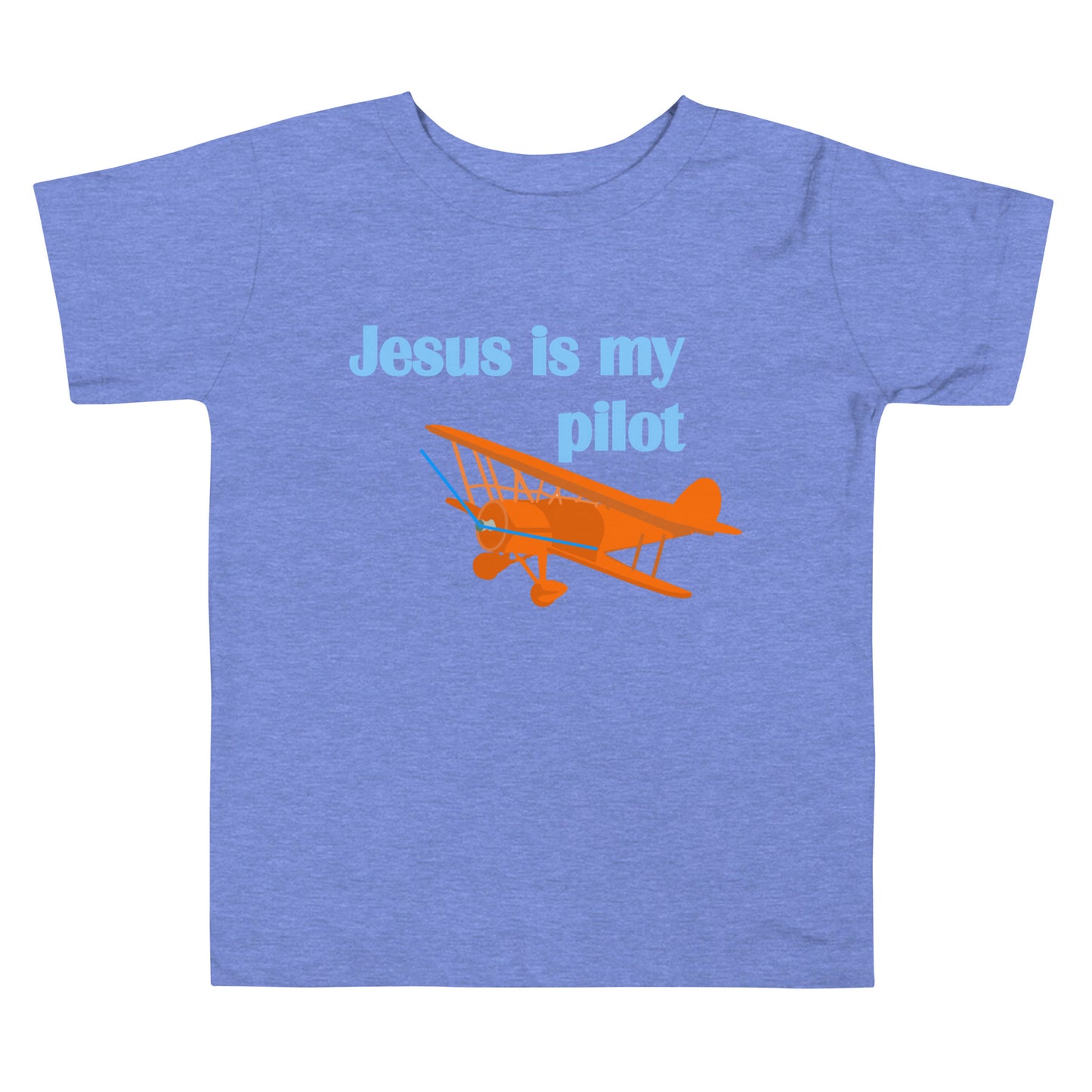 Jesus Is My Pilot (Biplane) Toddler Tee