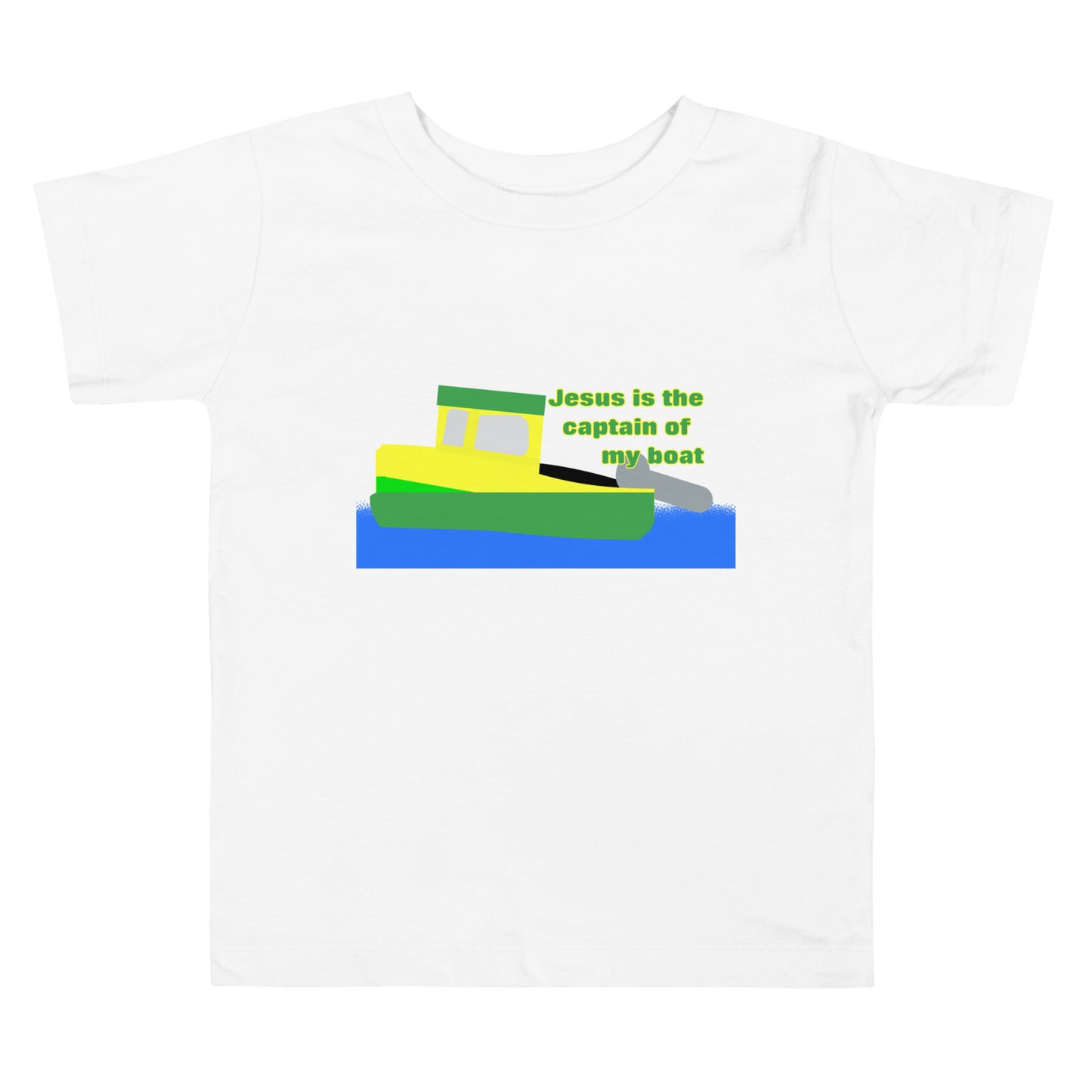 Jesus Is the Captain of My Boat (GY) Toddler Tee