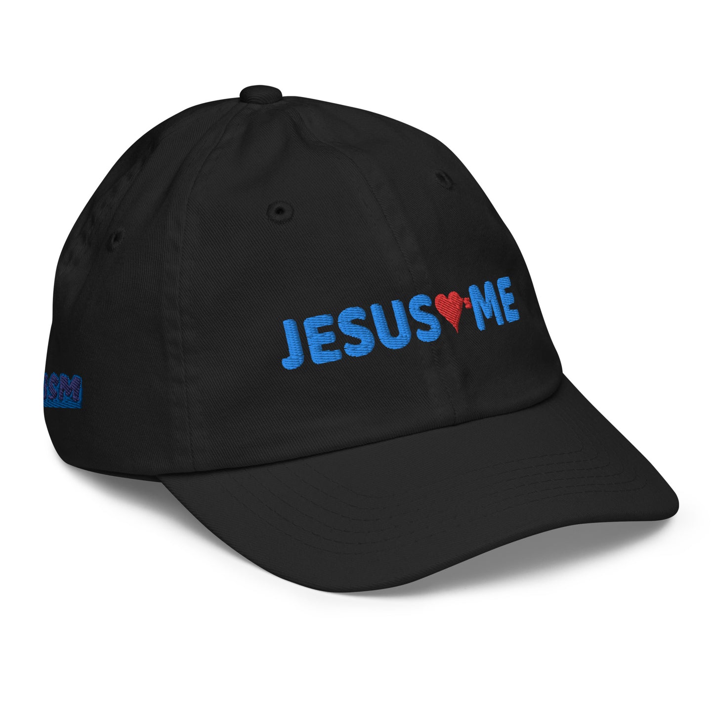 Jesus Loves Me Embroidered Kids Cap