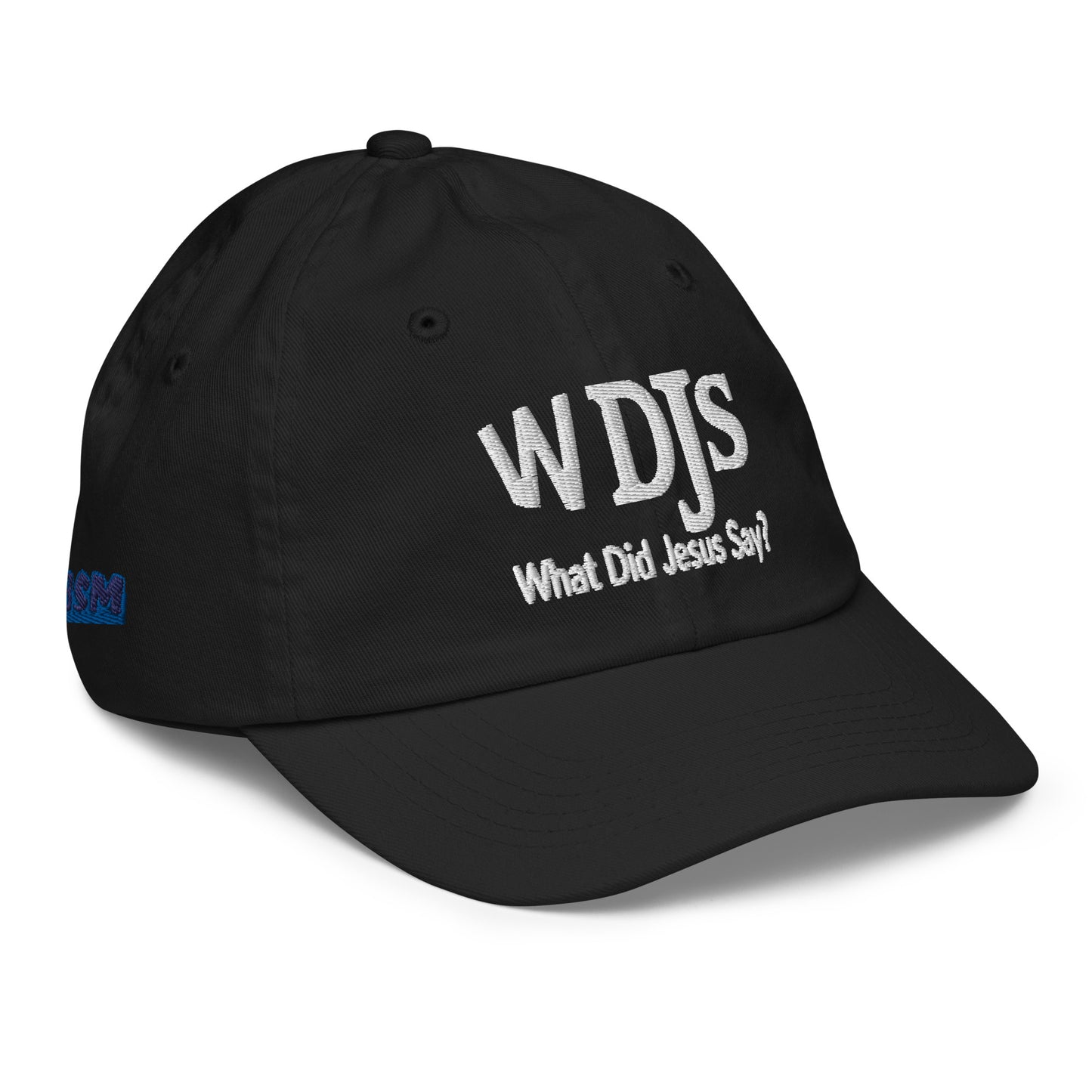 WDJS What Did Jesus Say Youth Baseball Cap