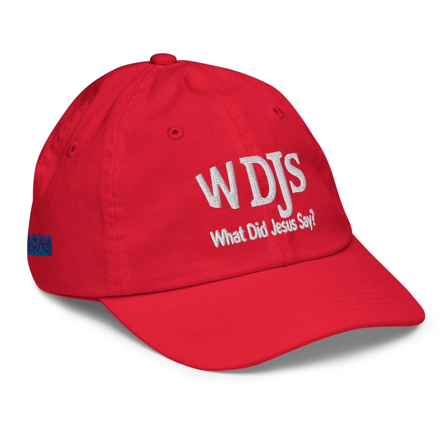 WDJS What Did Jesus Say Youth Baseball Cap