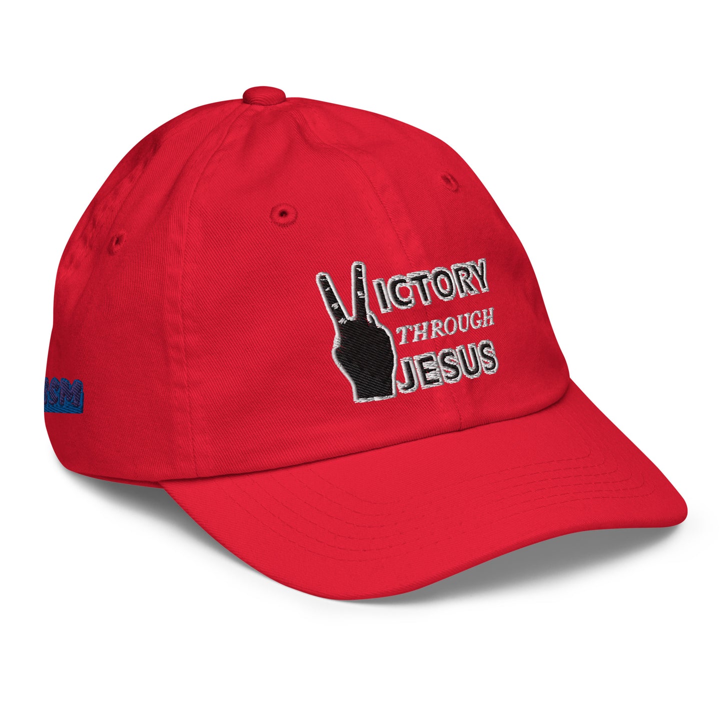 Victory Through Jesus Youth Baseball Cap