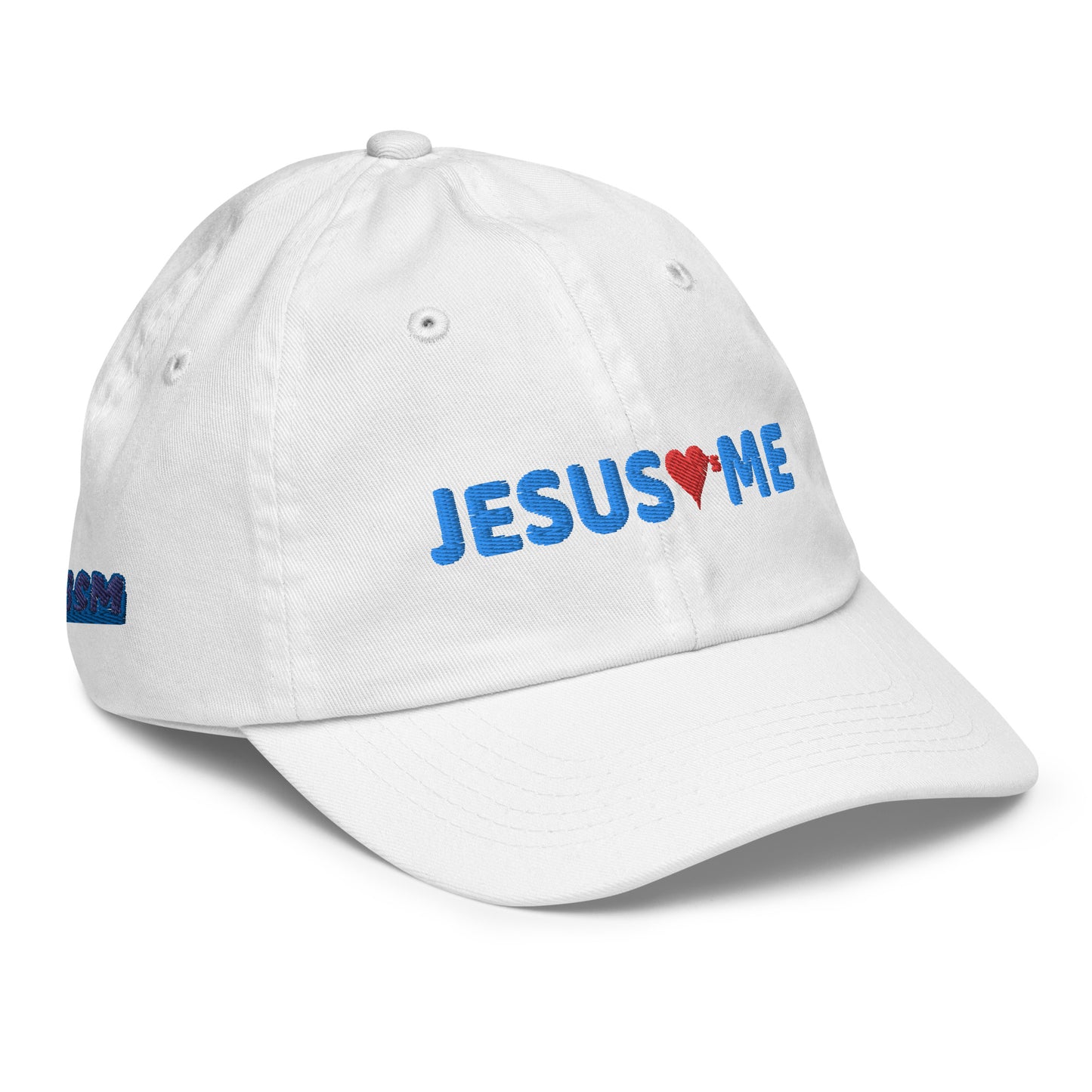 Jesus Loves Me Embroidered Kids Cap