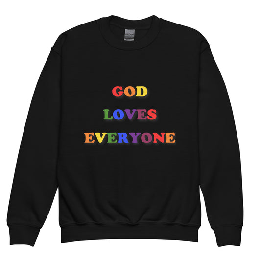 God Loves Everyone Youth Sweatshirt