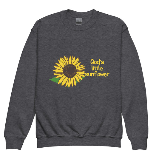God's Little Sunflower Kids Sweatshirt