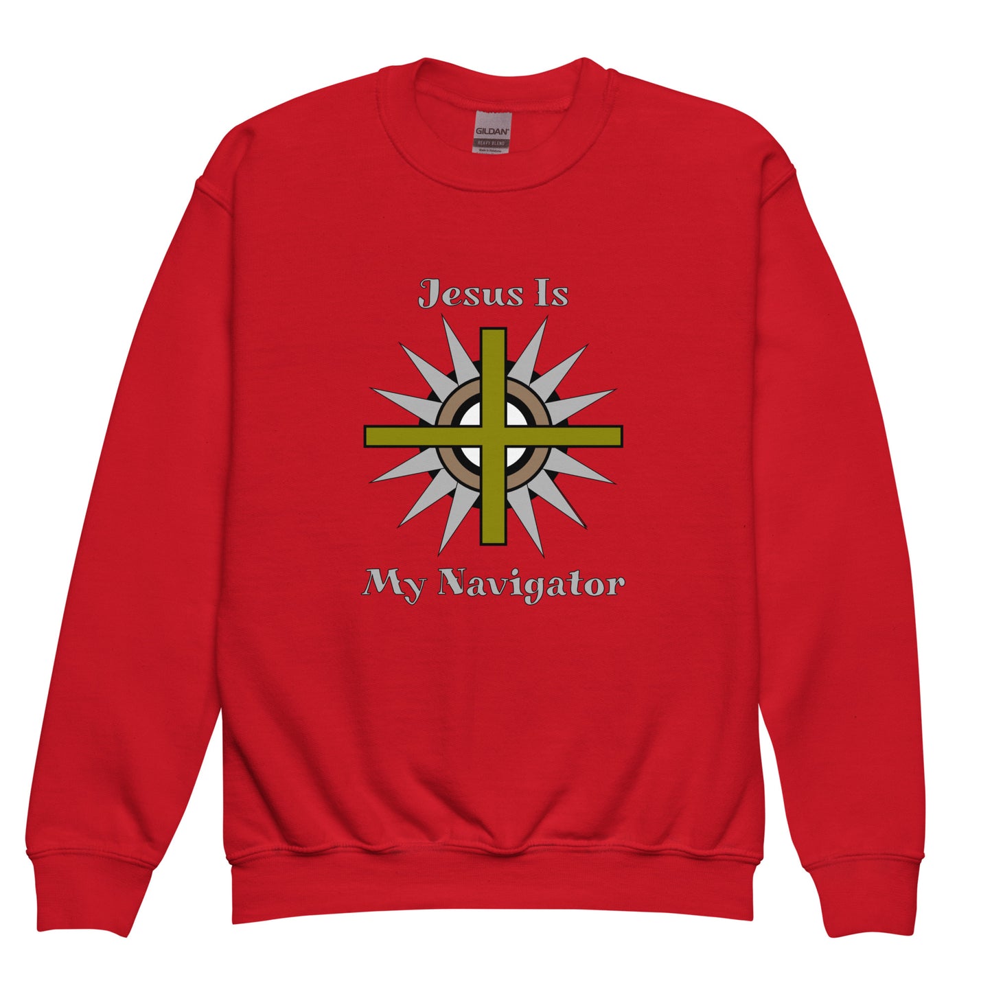 Jesus Is My Navigator Youth Sweatshirt
