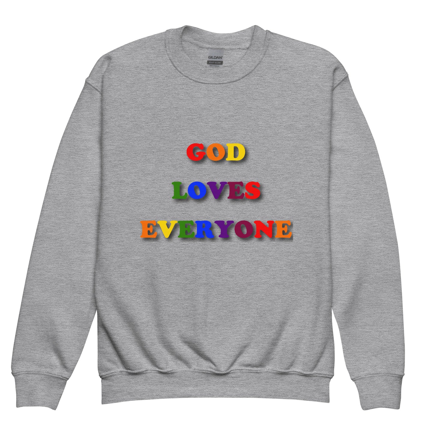 God Loves Everyone Youth Sweatshirt