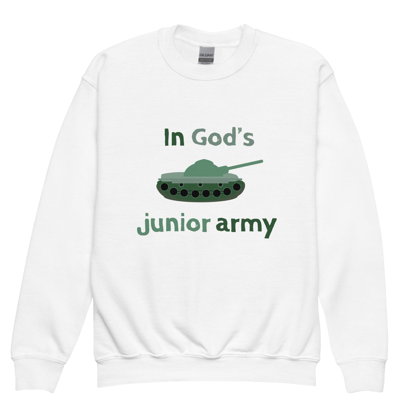 In God's Junior Army Kids Sweatshirt
