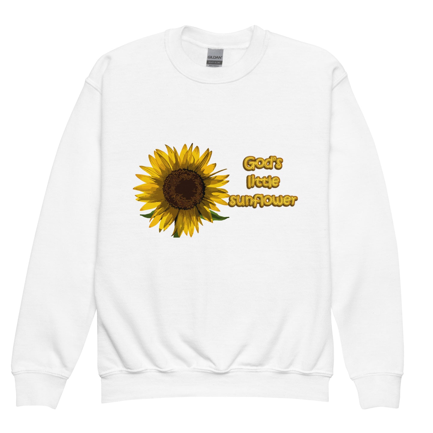 God's Little Sunflower Youth Sweatshirt