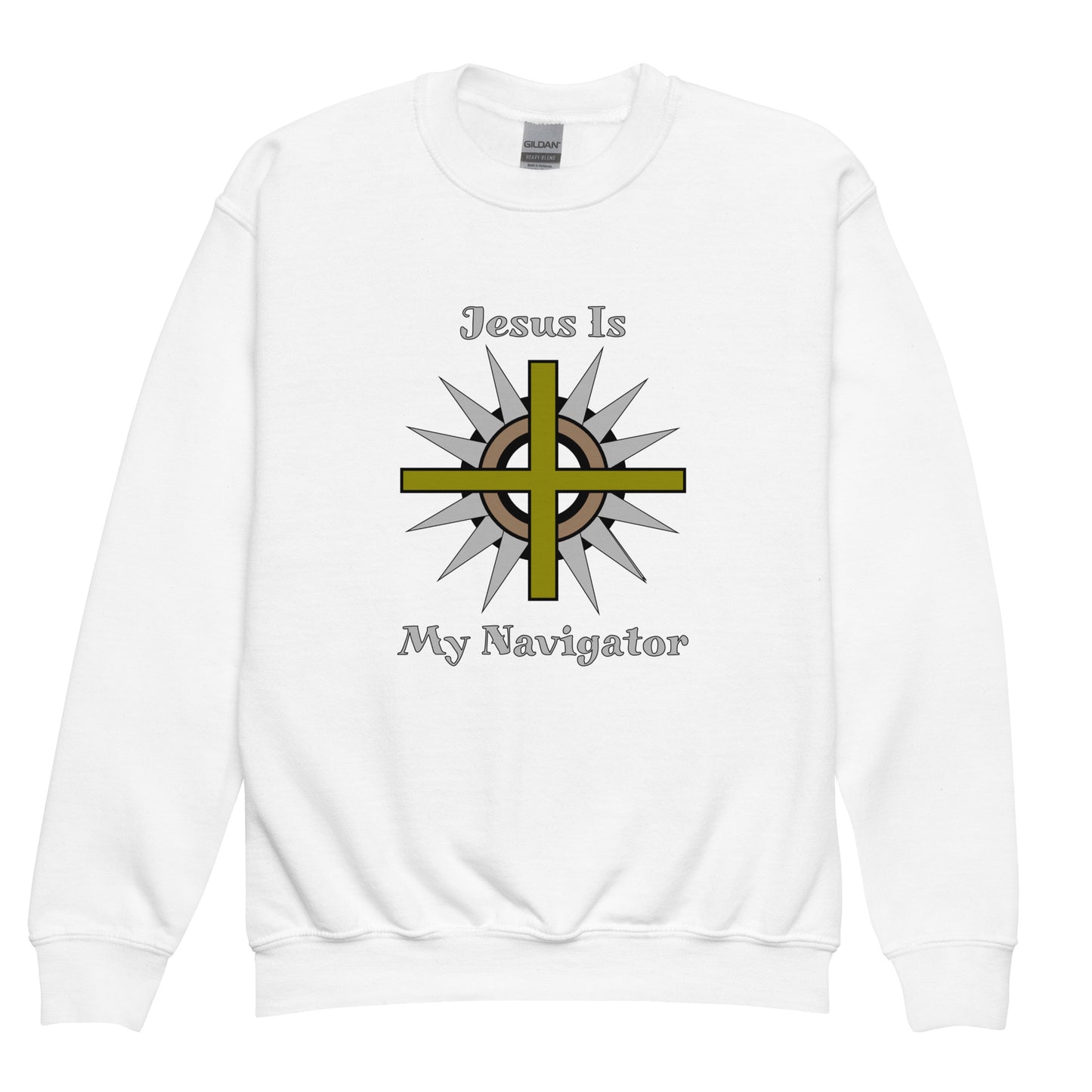 Jesus Is My Navigator Youth Sweatshirt