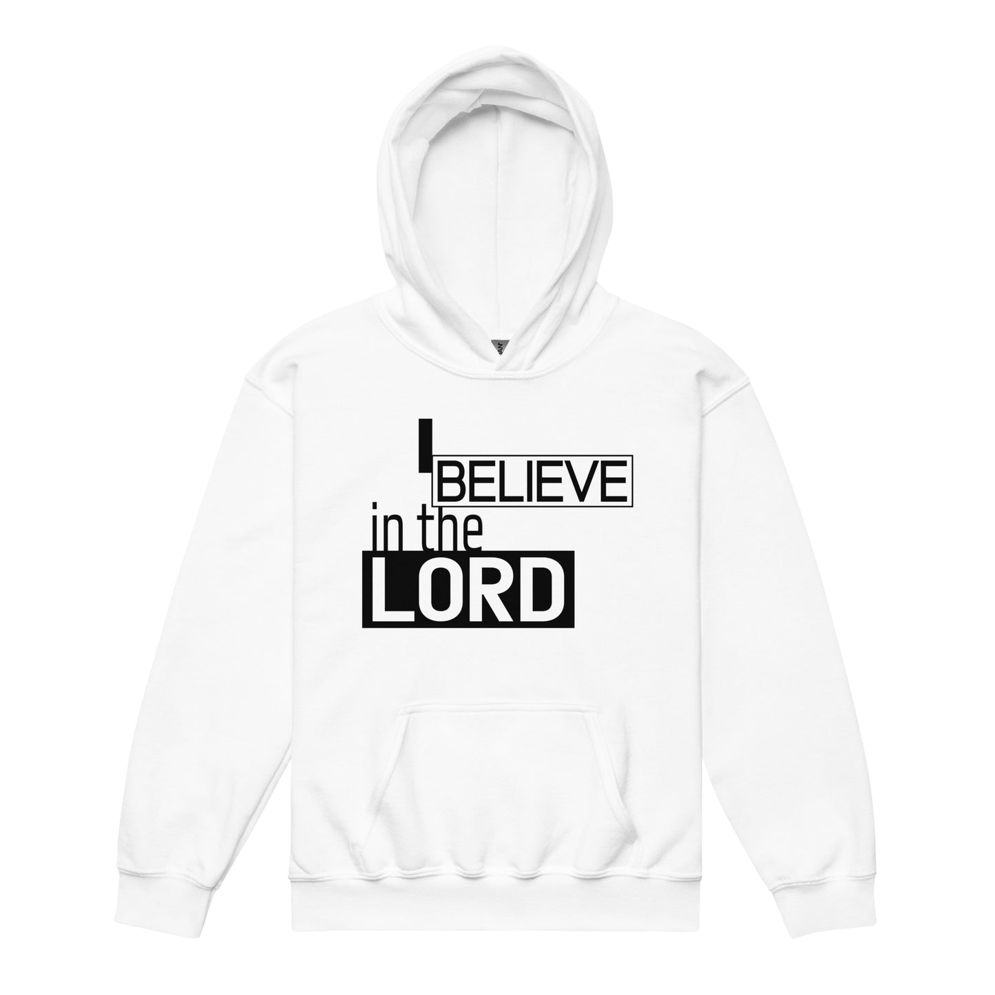 I Believe in the Lord Youth Heavyweight Hoodie