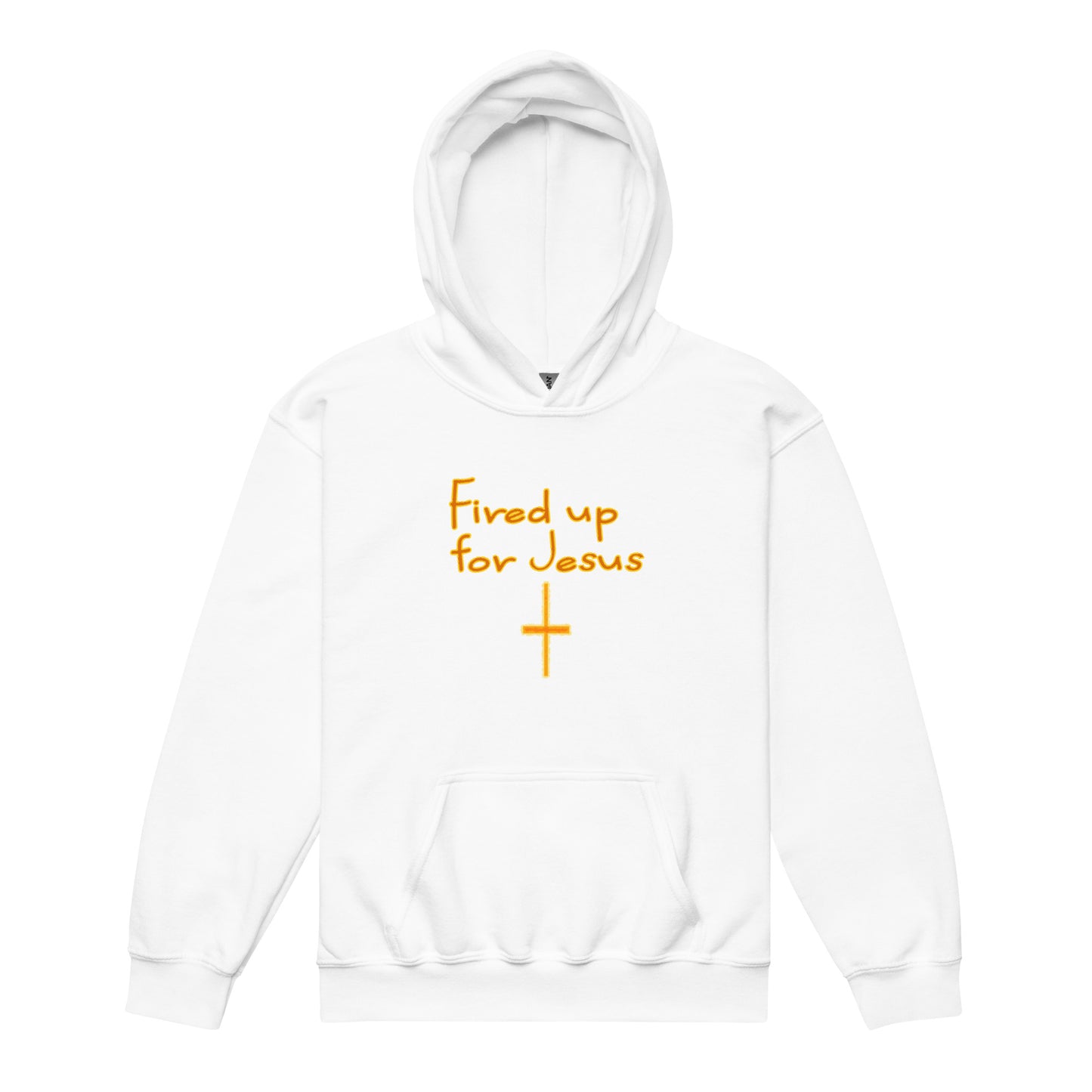 Fired Up for Jesus Heavyweight Hoodie