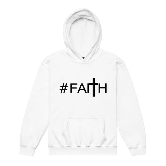 Hashtag Faith Youth Heavyweight Hoodie