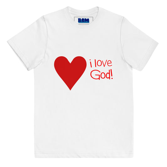 I Love God (Heart) Youth Tee