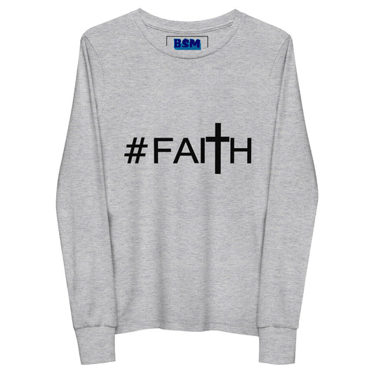 Hashtag Faith Youth Long-Sleeve T-Shirt