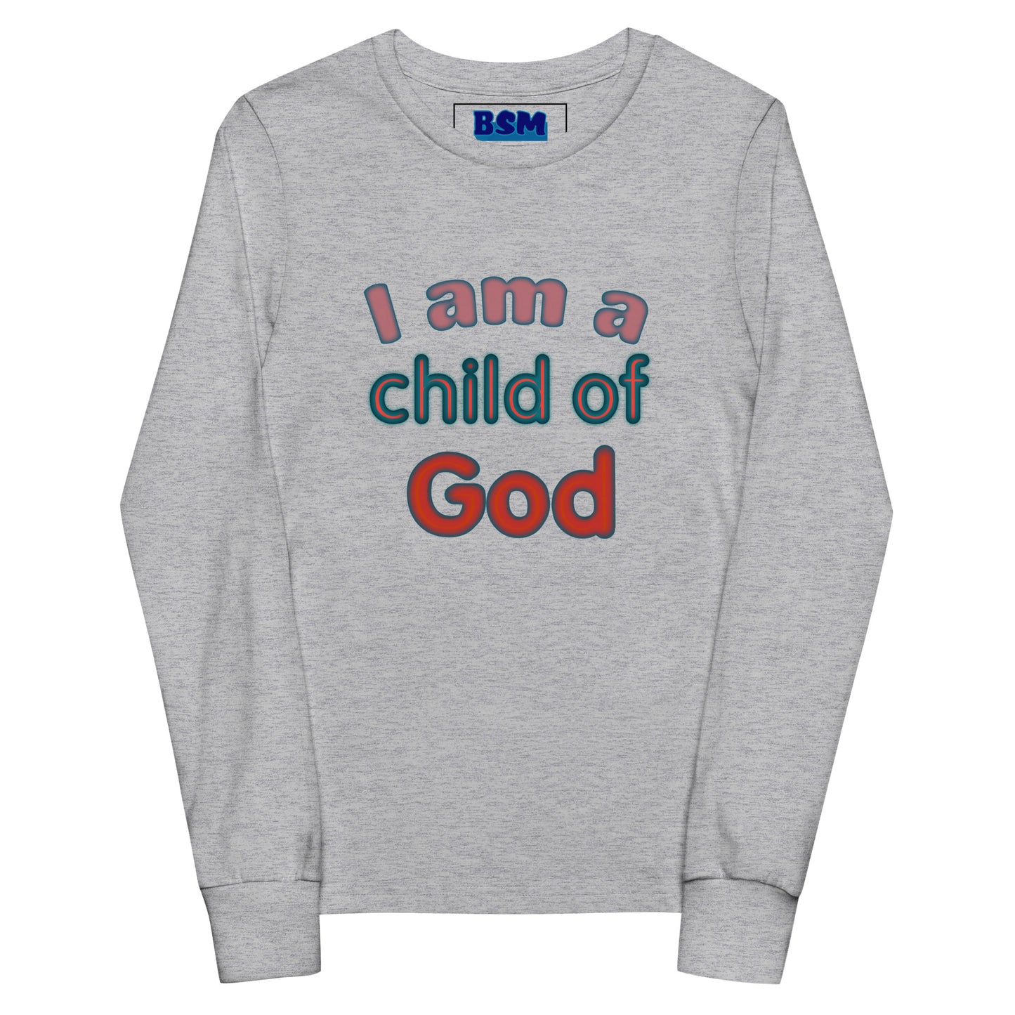 I Am a Child of God Long-Sleeve Youth Tee