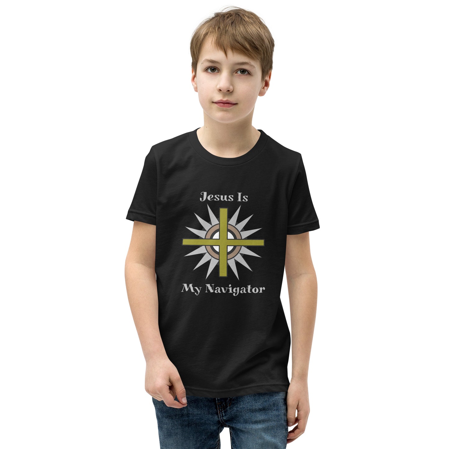 Jesus Is My Navigator Youth T-Shirt