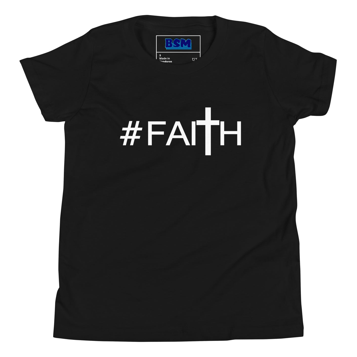 Hashtag Faith 100% Cotton Youth T-Shirt