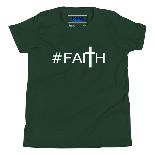 Hashtag Faith 100% Cotton Youth T-Shirt