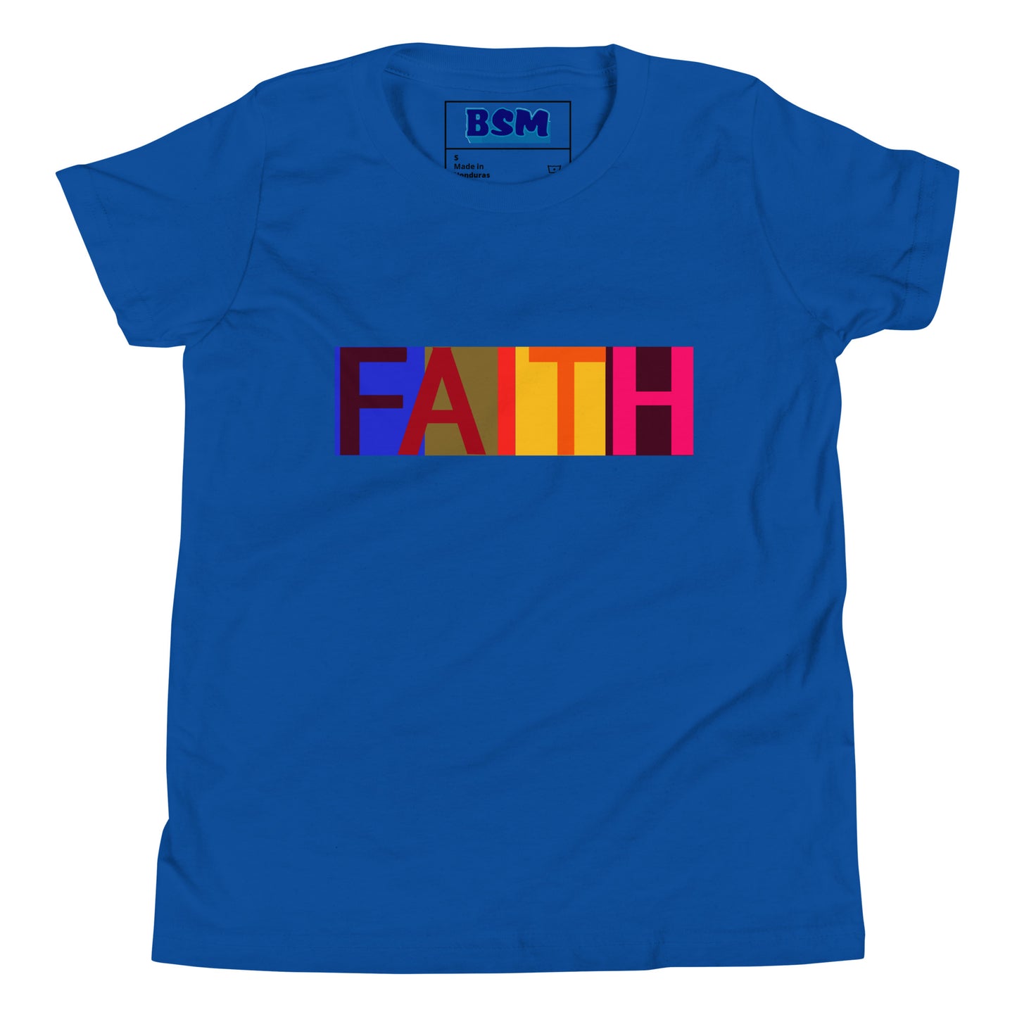 Multicolored Faith Youth T-Shirt