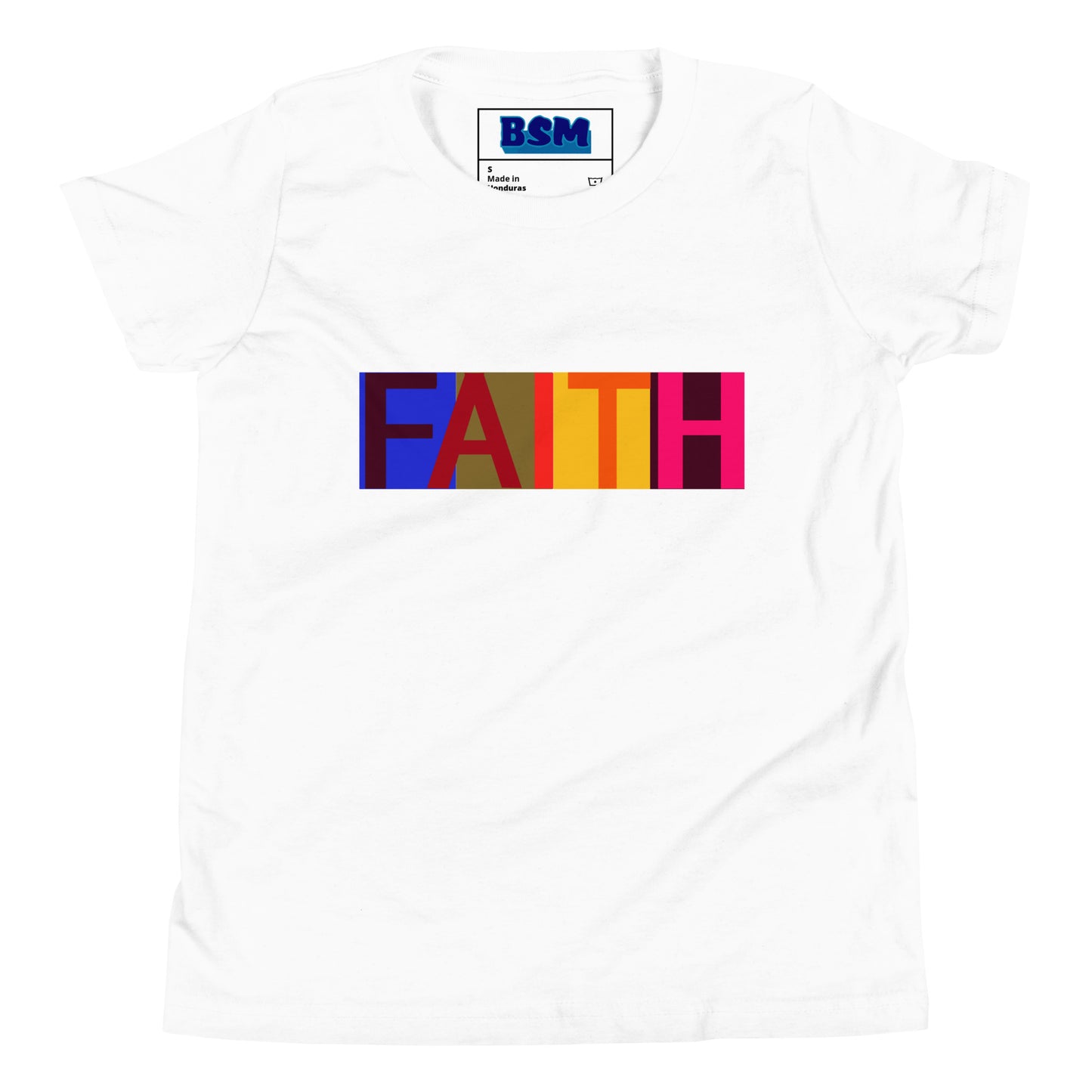Multicolored Faith Youth T-Shirt